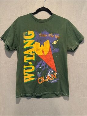 Wu-Tang Clan Green Graphic Short-Sleeve Tee